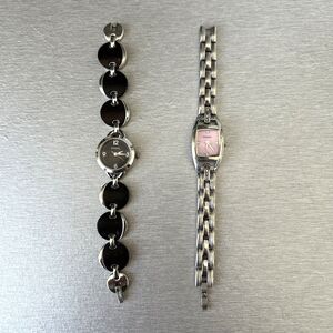 Lot of 2 Fossil Women's Watches Stainless Steel Bracelet Strap ES-9954 & ES-1871